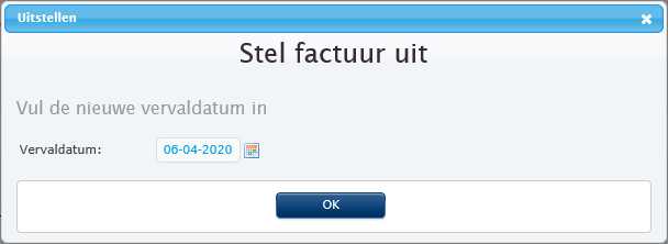 Stap 4 betaaldatum uitstellen Screenshot stap 4 betaaldatum uitstellen