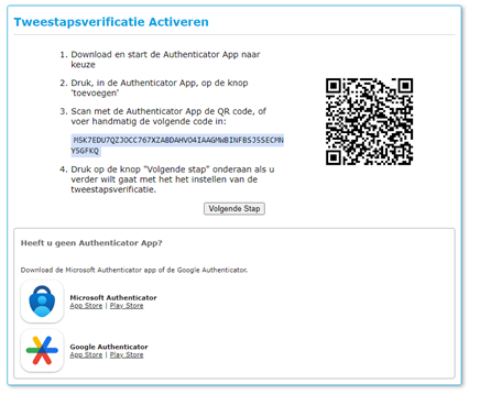 Stap 3. Tweestapsverificatie activeren