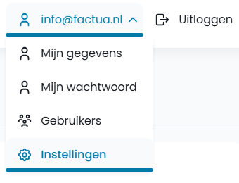 Screenshot Instellingen