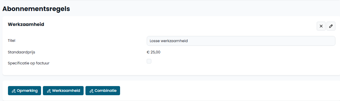 Screenshot voorbeeld abonnement bewerken 1