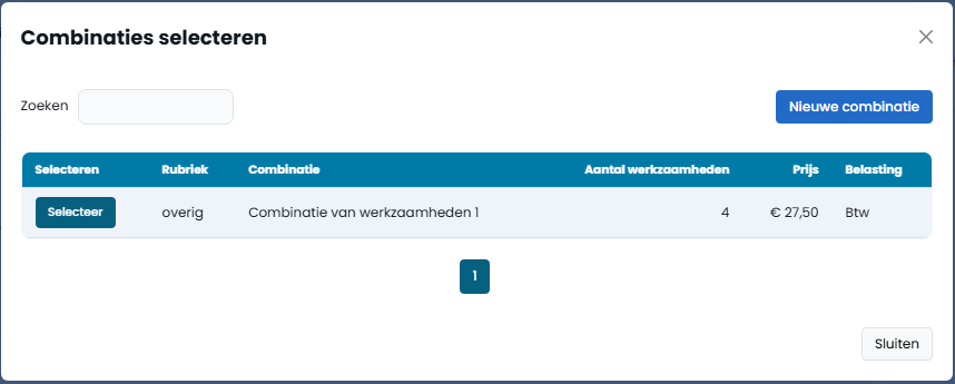 Screenshot voorbeeld abonnement bewerken 2
